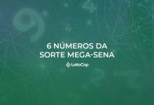 Imagem de capa com o título '6 Números da sorte Mega-Sena'