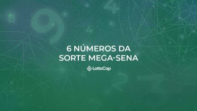 Imagem de capa com o título '6 Números da sorte Mega-Sena'