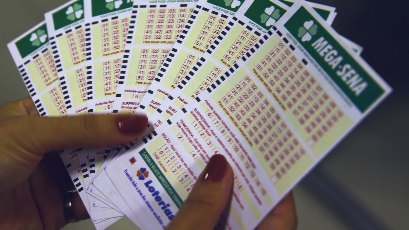 Cartões das loteria mega sena