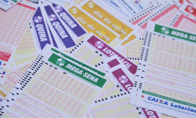 Valores das apostas: Cartões das loterias caixa