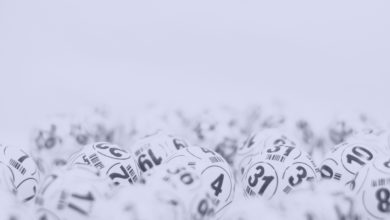 Rifa pela Loteria Federal: conjunto com varias bolas de bingo
