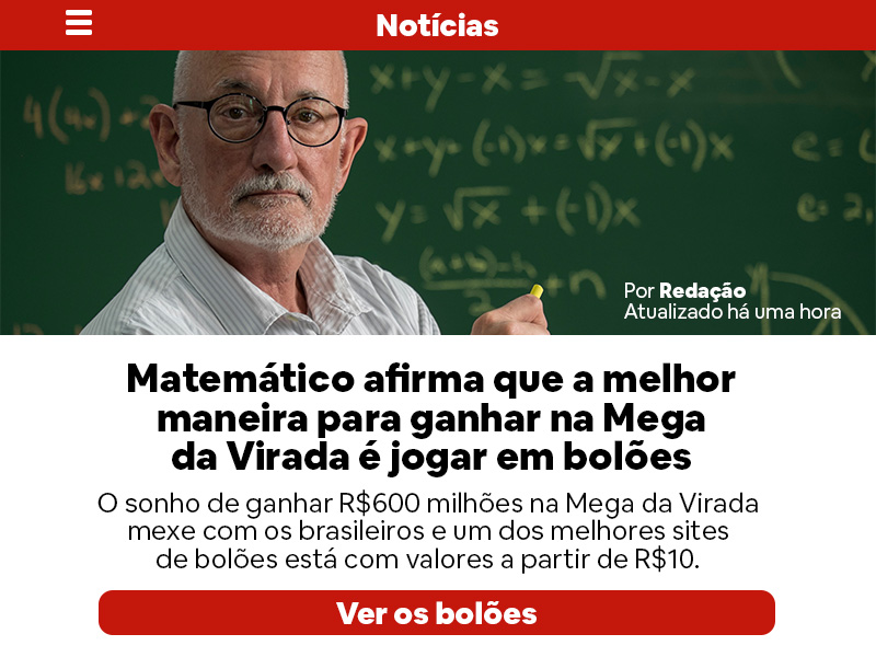 banner matemático falando sobre melhor bolão para mega da virada